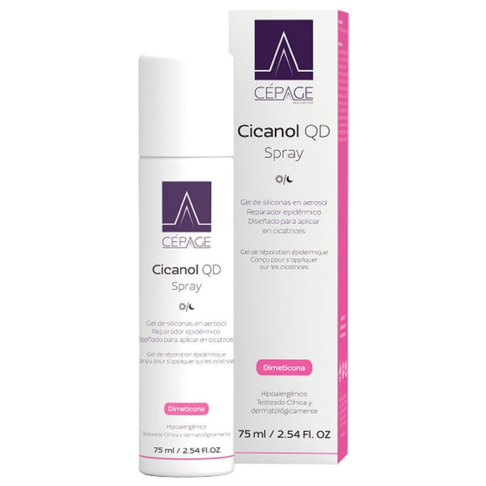 Cepage Cicanol Qd Spray - Gel De Siliconas En Aerosol - Reparador Epidermico 75 Ml