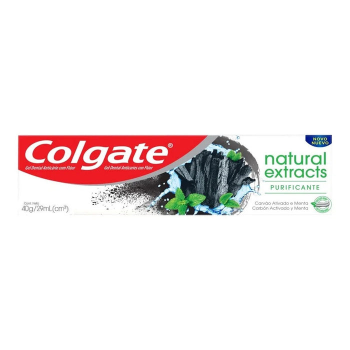 Colgate Natural Carbon Activado Crema Dental X 70 Gr Natural Extracts