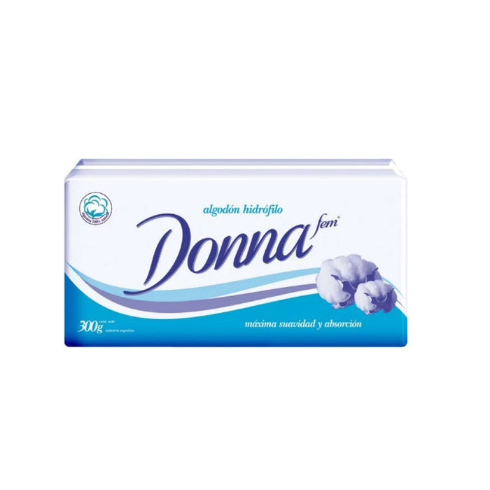 Donna Fem Algodon Natural X 300 Gr