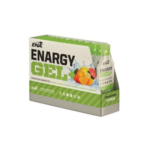 Ena - Enargy Gel + Cafeina - Sabor Citrus - 12 Unidades