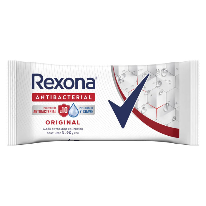 Rexsona Robi Rexono antibacterial original x 3 — Farmacias Daniotti