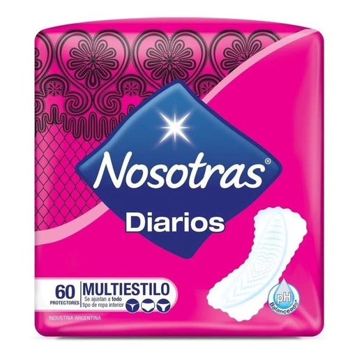 Nosotras, Protectores Diarios Multiestilo 60 Un
