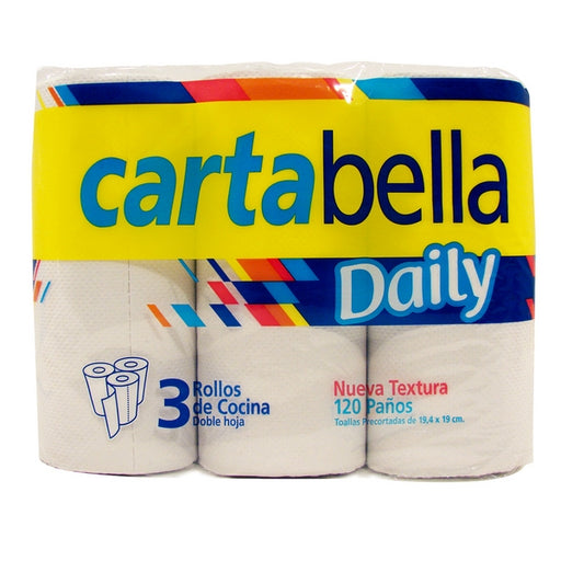 Rollo Cocina Cartabella Daily X 3 Unidades