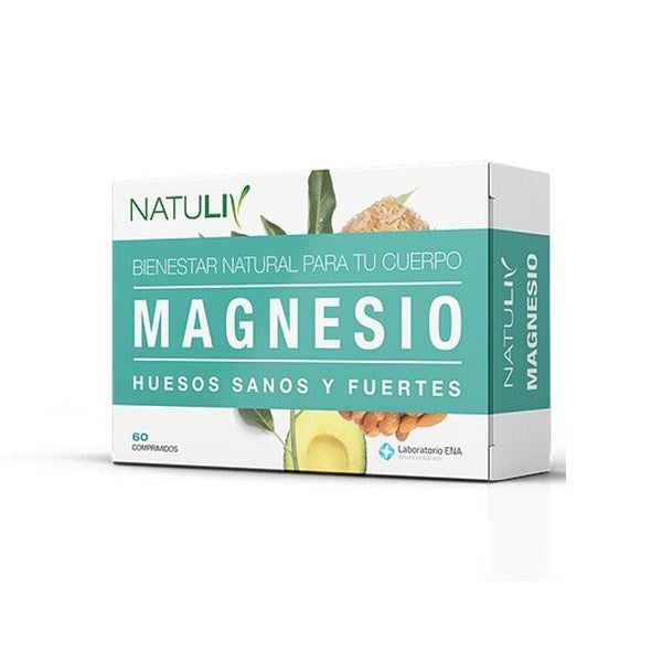 Natuliv - Magnesio - Huesos Mas Fuertez - 30 Comprimidos