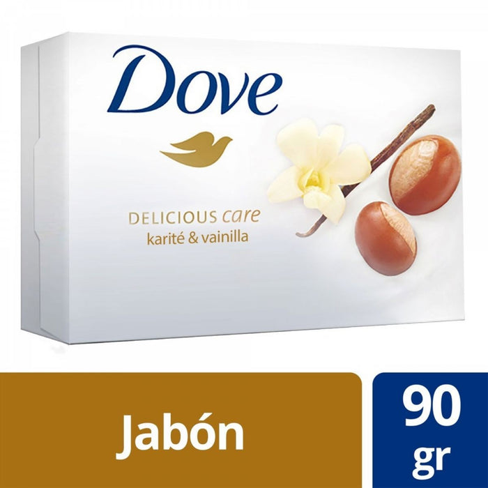 Jabon Dove, Karite Y Vainilla En Barra 90g