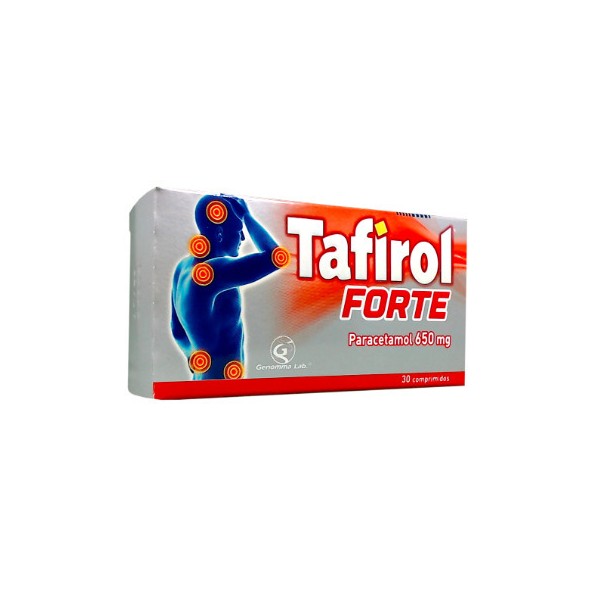 Tafirol forte - paracetamol 650 gr x 10 comprimidos