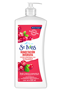 St. ives Humectación intensiva crema corporal con olivo y aceite de arandanos 532 ml